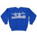 M★古着スウェット 80年代 バミューダ ヨット 青