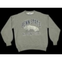 M★古着スウェット 90年代 ライオン グレー霜降