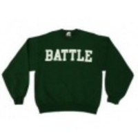 M★古着スウェット BATTLE 深緑