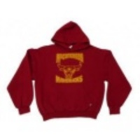 M★古着スウェットパーカー ラッセル バッファロー エンジ