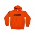 M★古着スウェットパーカー　SENIORS　オレンジ