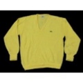 M★古着セーター ラコステ 黄