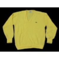 M★古着セーター ラコステ 黄