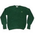 M★古着セーター ラコステ 深緑