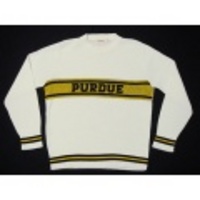 M★古着セーター　80年代　PURDUE　白
