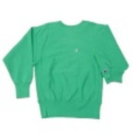 M★古着チャンピオンリバースウィーブ無地 90年代 青緑