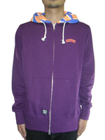 SCANNER/ PRINT HOOD ZIP PARKA【PURPLE】:リフレクトトヨハシ[REFLECT TOYOHASHI]