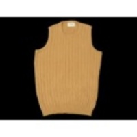 M★古着ニットベスト 70年代 ベージュ