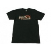 M★古着バンドTシャツ ライズアゲインスト 染込 黒