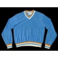 M★古着パイルシャツ 80年代 水色