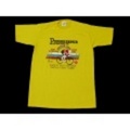 M★古着ビンテージTシャツ 80年代 サイクリング 黄