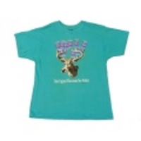 M★古着ビンテージTシャツ 80年代 ビール Point 水色