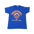 M★古着ビンテージTシャツ 80年代 メッツ 青