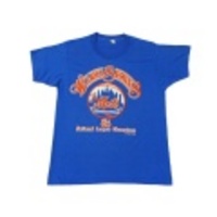 M★古着ビンテージTシャツ 80年代 メッツ 青