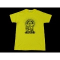 M★古着ビンテージTシャツ80年代クレイジーエディ染込黄