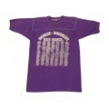 M★古着フットボールTシャツ 80年代 85 紫