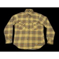 M★古着ヘビーネルシャツ 80年代 シアーズ ベージュ