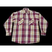 M★古着ヘビーネルシャツ ファイブブラザー 紫他